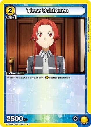 Tiese Schtrinen — UE07BT: Sword Art Online