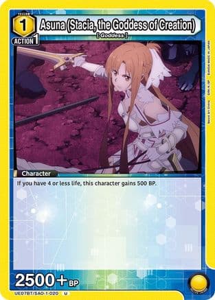 Asuna (Stacia, the Goddess of Creation) (020) — UE07BT: Sword Art Online
