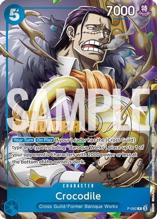 Crocodile (Store 2-on-2 Battle 2025 Winner) — One Piece Promotion Cards