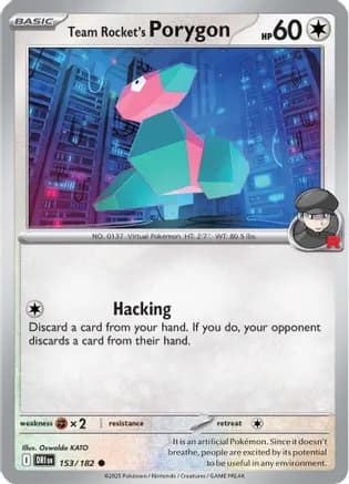 Team Rocket's Porygon — SV10: Destined Rivals