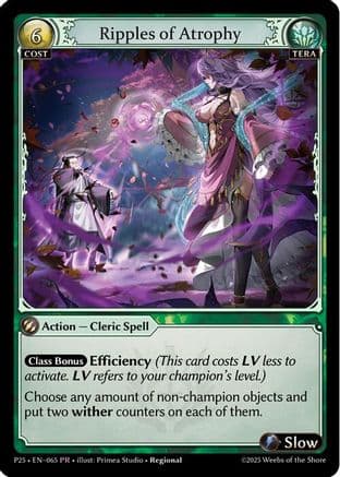 Ripples of Atrophy — Promotional Cards