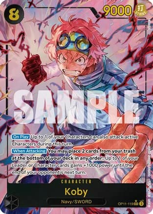Koby (119) (Alternate Art) — A Fist of Divine Speed
