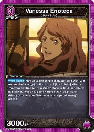 Vanessa Enoteca (012) — UE08BT: Black Clover
