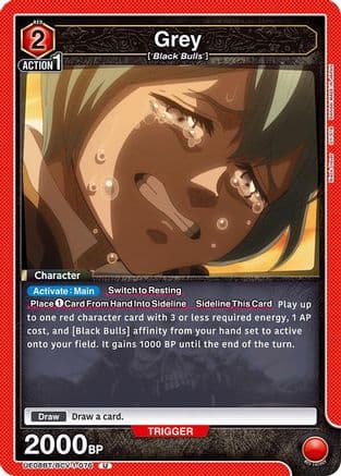 Grey (076) — UE08BT: Black Clover