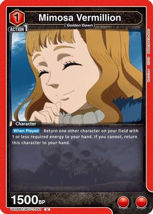 Mimosa Vermillion (091) — UE08BT: Black Clover