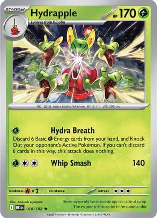 Hydrapple - 018/182 — SV10: Destined Rivals