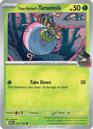 Team Rocket's Tarountula — SV10: Destined Rivals