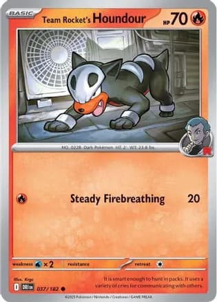 Team Rocket's Houndour — SV10: Destined Rivals