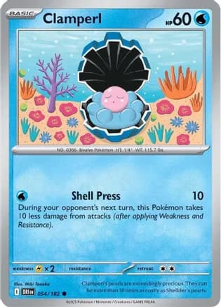 Clamperl - 054/182 — SV10: Destined Rivals