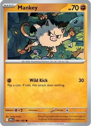 Mankey — SV10: Destined Rivals