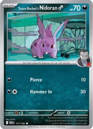 Team Rocket's Nidoran M — SV10: Destined Rivals
