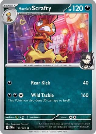Marnie's Scrafty — SV10: Destined Rivals