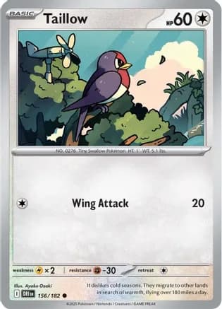 Taillow — SV10: Destined Rivals