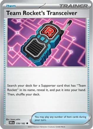 Team Rocket's Transceiver — SV10: Destined Rivals