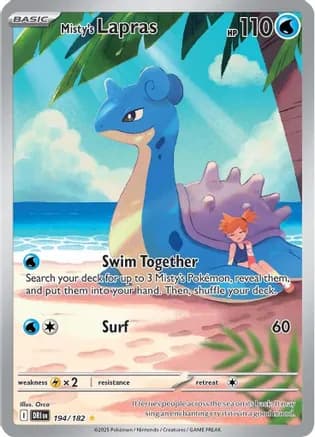 Misty's Lapras - 194/182 — SV10: Destined Rivals