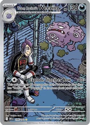 Team Rocket's Weezing - 199/182 — SV10: Destined Rivals