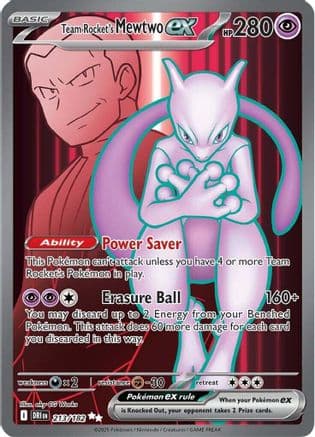 Team Rocket's Mewtwo ex - 213/182 — SV10: Destined Rivals