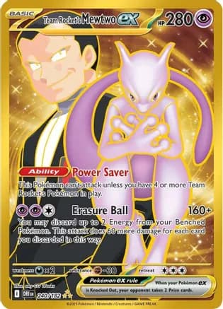 Team Rocket's Mewtwo ex - 240/182 — SV10: Destined Rivals