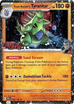 Team Rocket's Tyranitar (Prerelease) — Miscellaneous Cards & Products