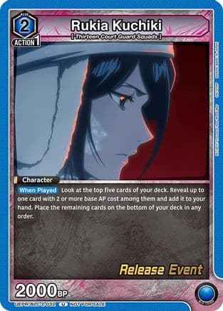Rukia Kuchiki (032) — UEX01BT: BLEACH: Thousand-Year Blood War Vol.2 Release Event Cards