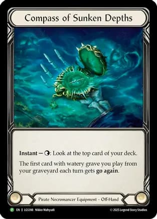 Compass of Sunken Depths (LGS398) — Flesh and Blood: Promo Cards
