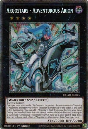 Argostars - Adventurous Arion (Starlight Rare) — Duelist's Advance