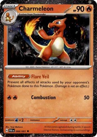 Charmeleon - 008/091 (Cosmos Holo) — Miscellaneous Cards & Products