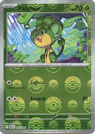 Pansage (Poke Ball Pattern) — SV: Black Bolt