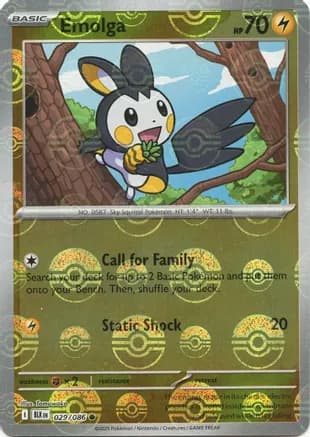 Emolga (Poke Ball Pattern) — SV: Black Bolt