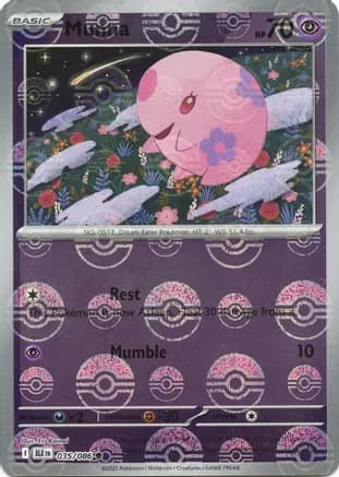 Munna (Poke Ball Pattern) — SV: Black Bolt