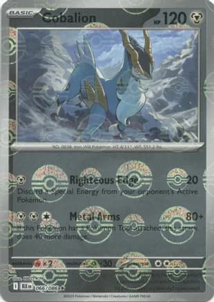 Cobalion (Poke Ball Pattern) — SV: Black Bolt