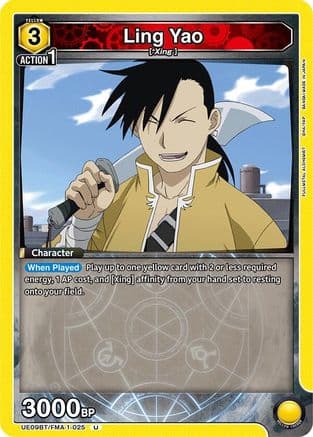 Ling Yao (025) — UE09BT: FULLMETAL ALCHEMIST
