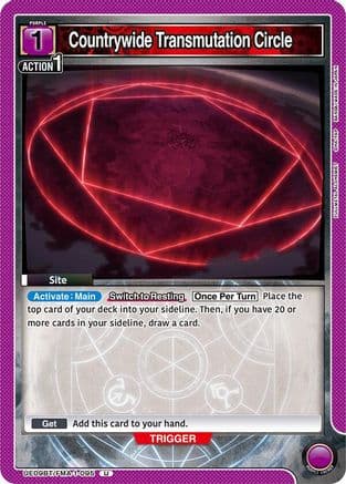 Countrywide Transmutation Circle — UE09BT: FULLMETAL ALCHEMIST