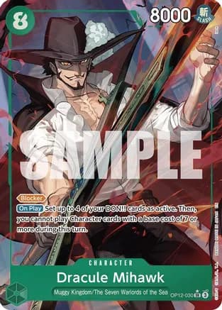 Dracule Mihawk (Alternate Art) — Legacy of the Master