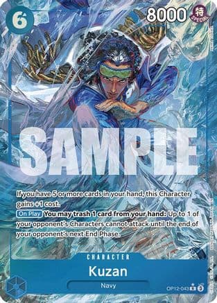 Kuzan (043) (Alternate Art) — Legacy of the Master