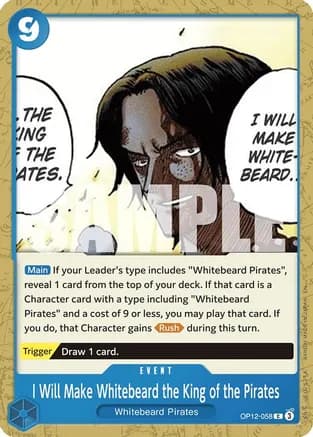 I Will Make Whitebeard the King of the Pirates — Legacy of the Master