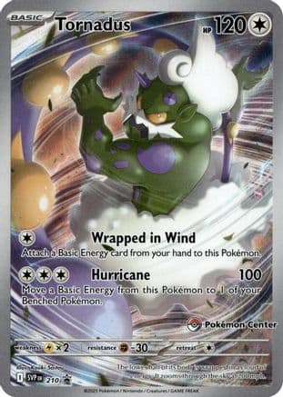 Tornadus - 210 (Pokemon Center Exclusive) — SV: Scarlet & Violet Promo Cards