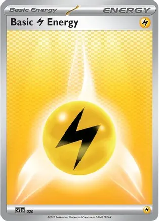 Basic Lightning Energy - 020 — SVE: Scarlet & Violet Energies