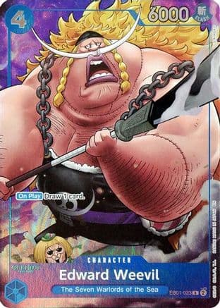 Edward Weevil (Seven Warlords of the Sea Binder Set) — One Piece Promotion Cards