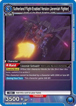 Sutherland Flight-Enabled Version (Jeremiah Fighter) — UEX03BT: CODE GEASS: Lelouch of the Rebellion Vol.2