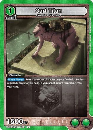 Cart Titan — UE10BT: Attack on Titan