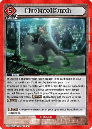 Hardened Punch — UE10BT: Attack on Titan