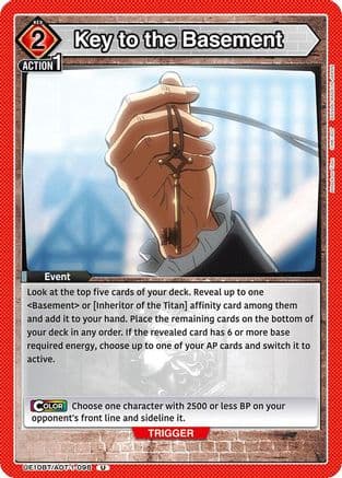 Key to the Basement — UE10BT: Attack on Titan