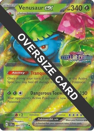 Venusaur ex — Jumbo Cards