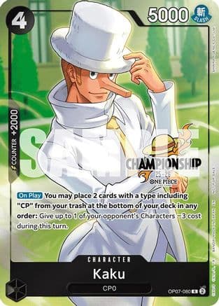 Kaku (CS 25-26 Celebration Pack) — One Piece Promotion Cards