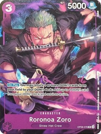 Roronoa Zoro (Welcome Pack Vol. 2) — One Piece Promotion Cards