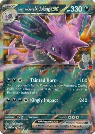 Team Rocket's Nidoking ex - 217 — SV: Scarlet & Violet Promo Cards