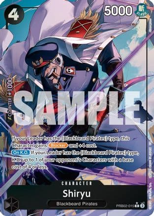 Shiryu (Alternate Art) — Premium Booster -The Best- Vol. 2