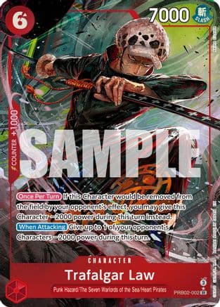 Trafalgar Law - PRB02-002 (Alternate Art) — Premium Booster -The Best- Vol. 2