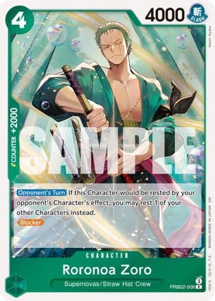 Roronoa Zoro - PRB02-006 — Premium Booster -The Best- Vol. 2